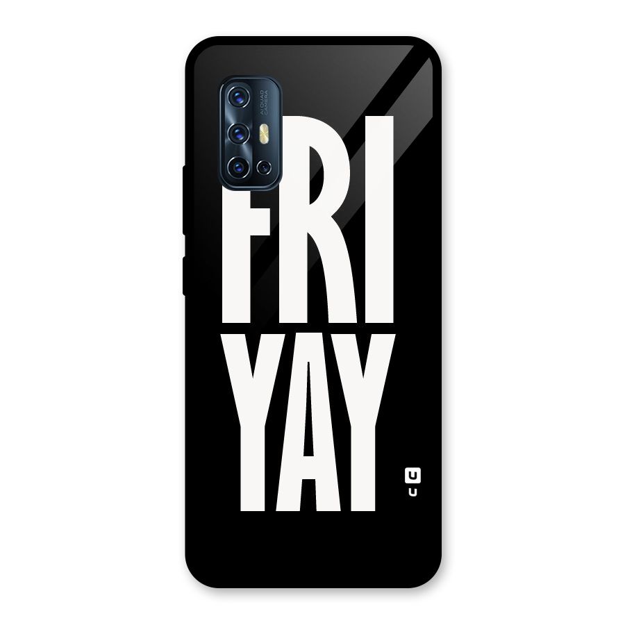 Fri Yay Glass Back Case for Vivo V17