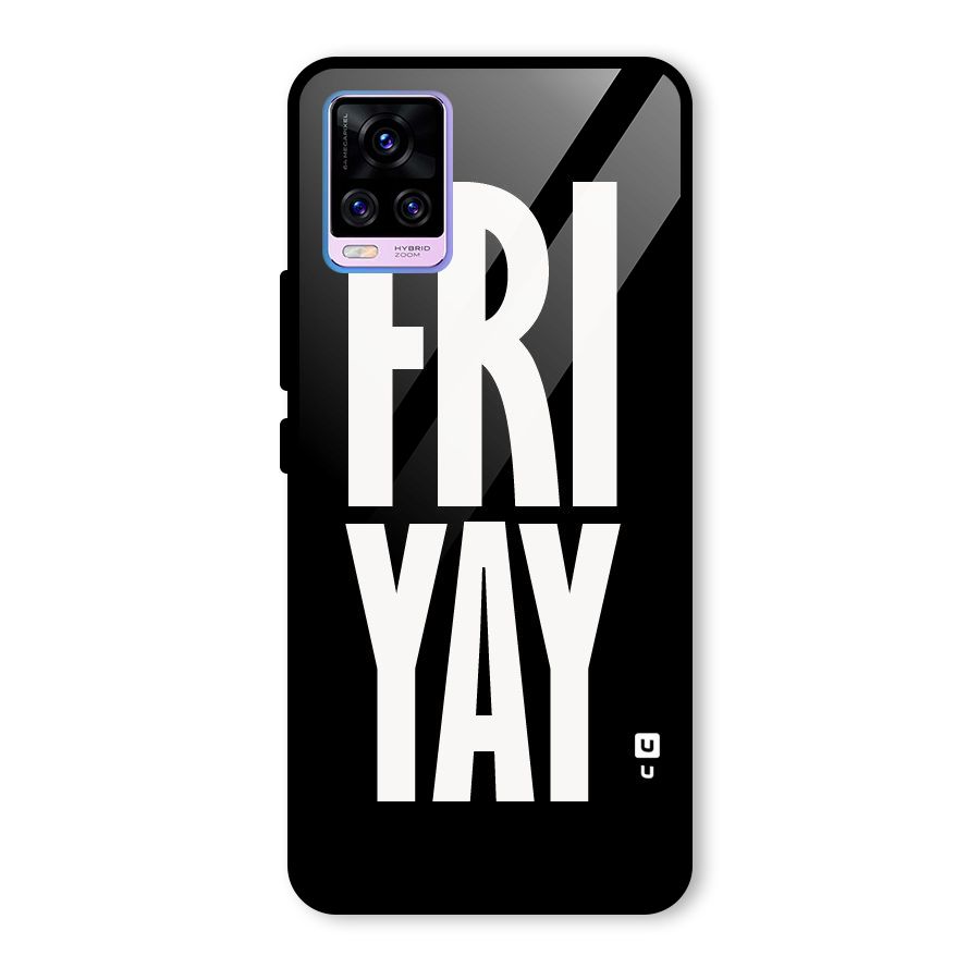 Fri Yay Glass Back Case for Vivo V20 Pro