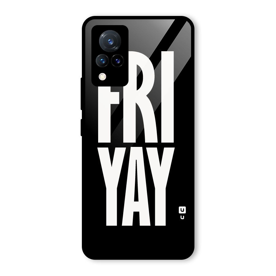 Fri Yay Glass Back Case for Vivo V21 5G