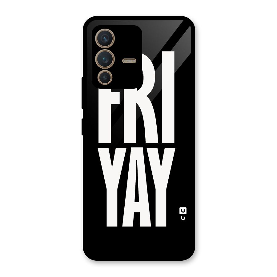 Fri Yay Glass Back Case for Vivo V23 5G