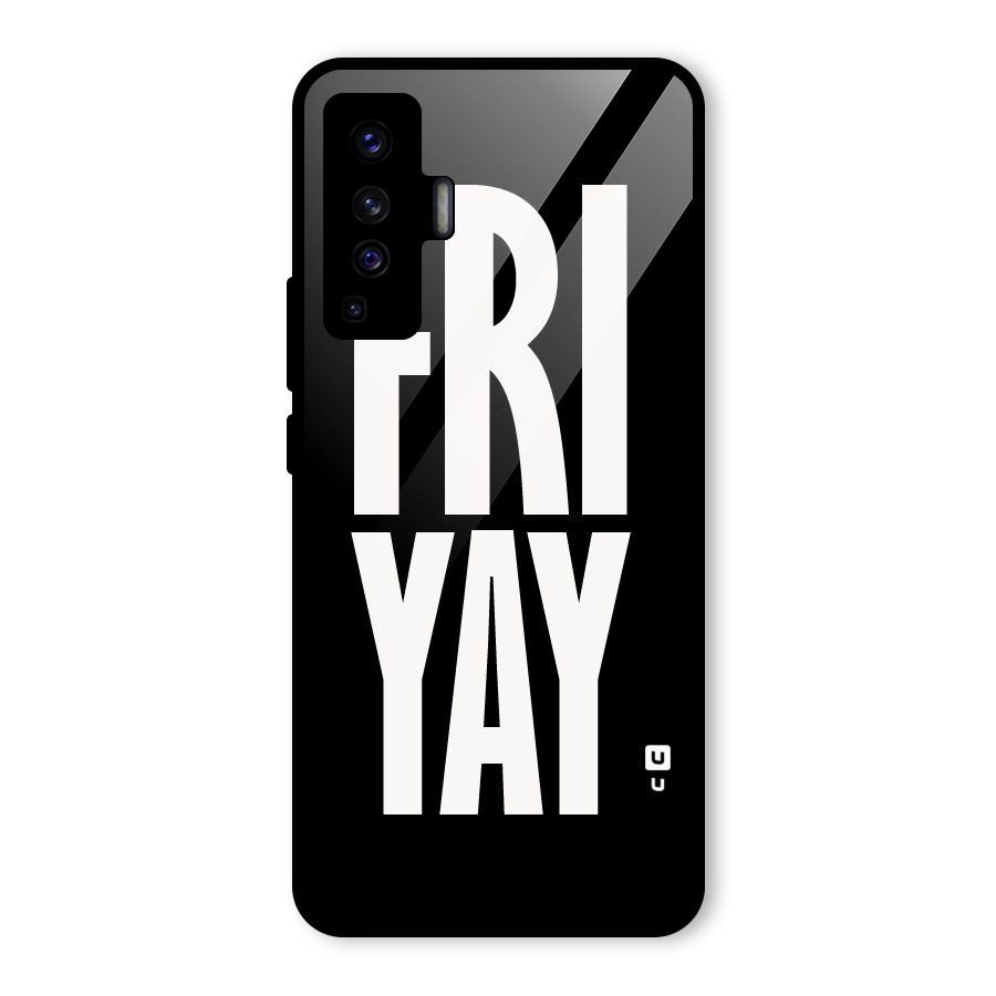 Fri Yay Glass Back Case for Vivo X50
