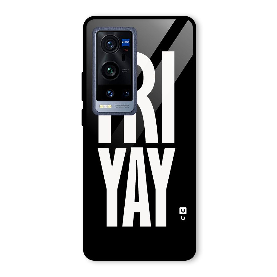 Fri Yay Glass Back Case for Vivo X60 Pro Plus