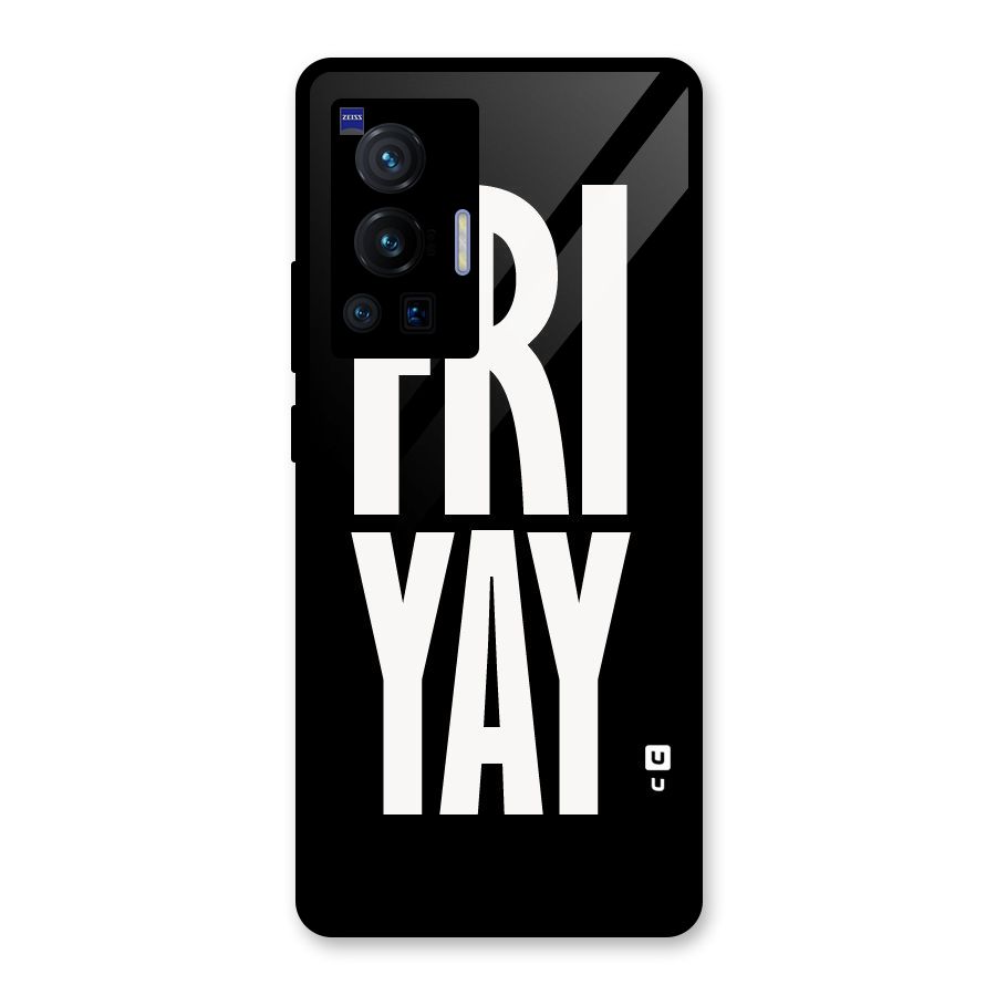 Fri Yay Glass Back Case for Vivo X70 Pro