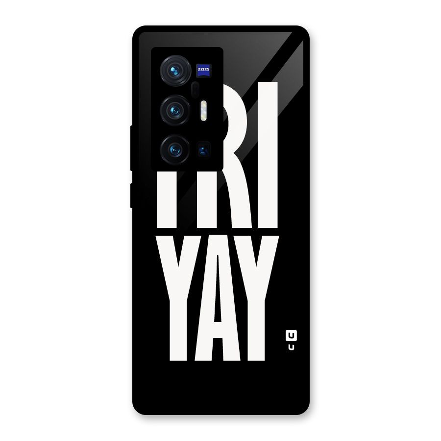 Fri Yay Glass Back Case for Vivo X70 Pro Plus