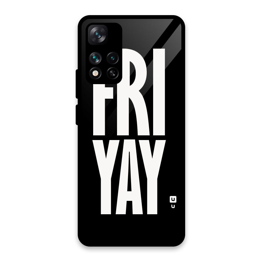 Fri Yay Glass Back Case for Xiaomi 11i HyperCharge 5G