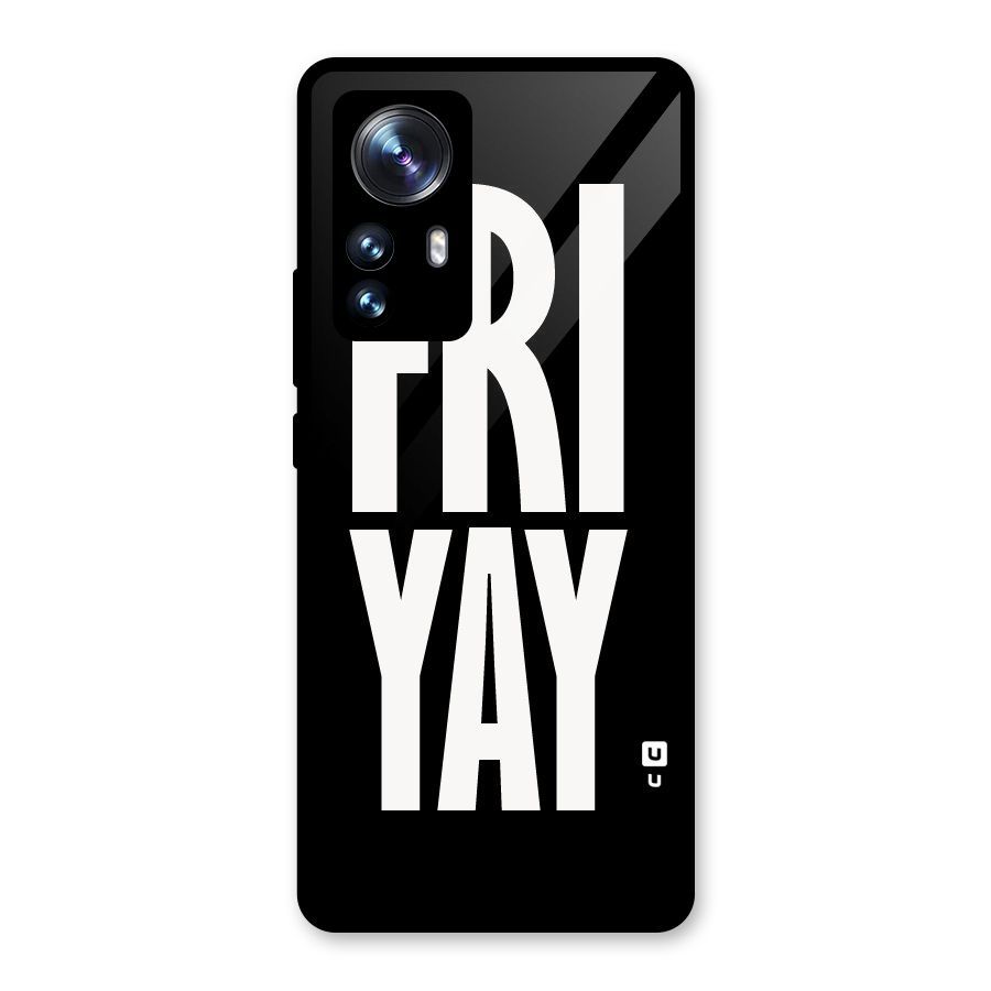 Fri Yay Glass Back Case for Xiaomi 12 Pro