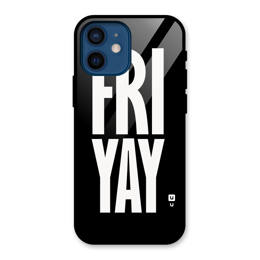 Fri Yay Glass Back Case for iPhone 12 Mini
