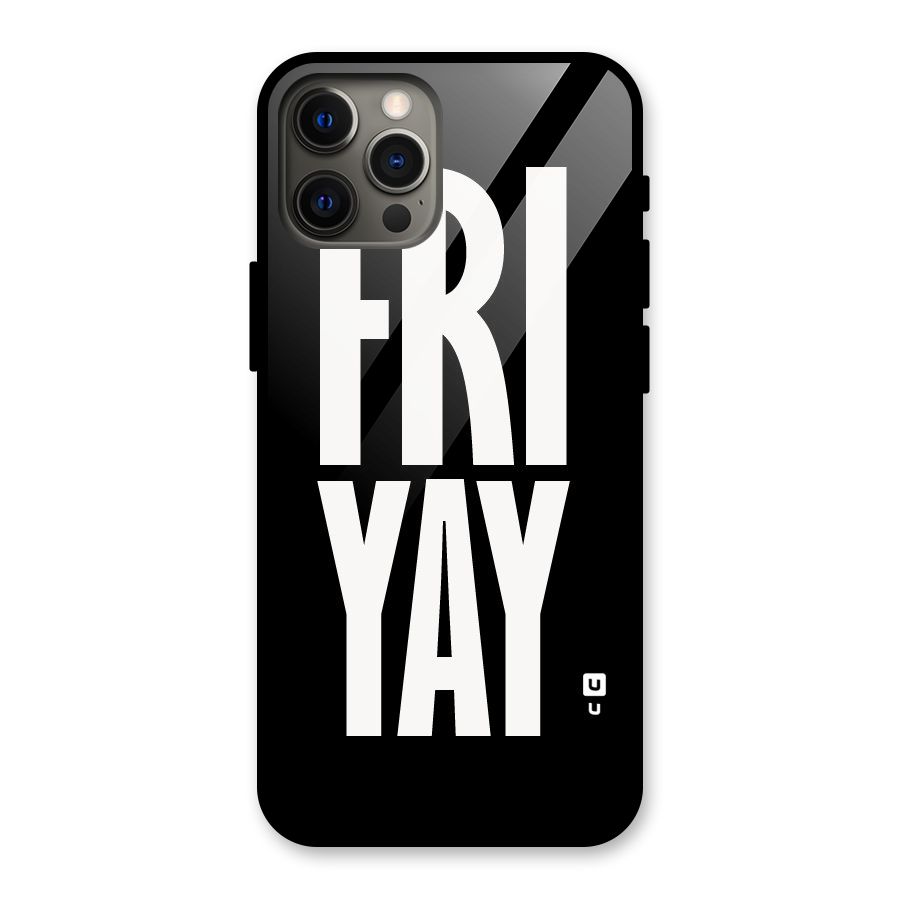 Fri Yay Glass Back Case for iPhone 12 Pro Max