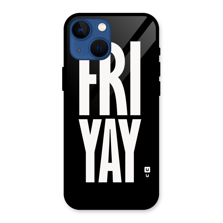 Fri Yay Glass Back Case for iPhone 13 Mini
