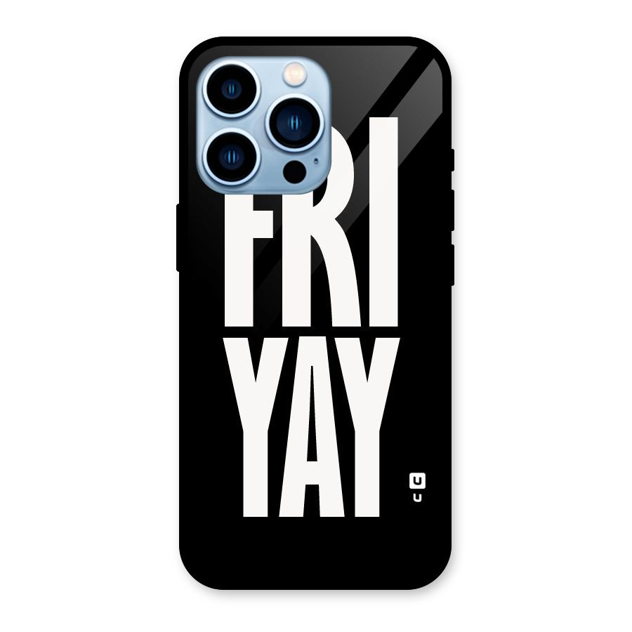 Fri Yay Glass Back Case for iPhone 13 Pro