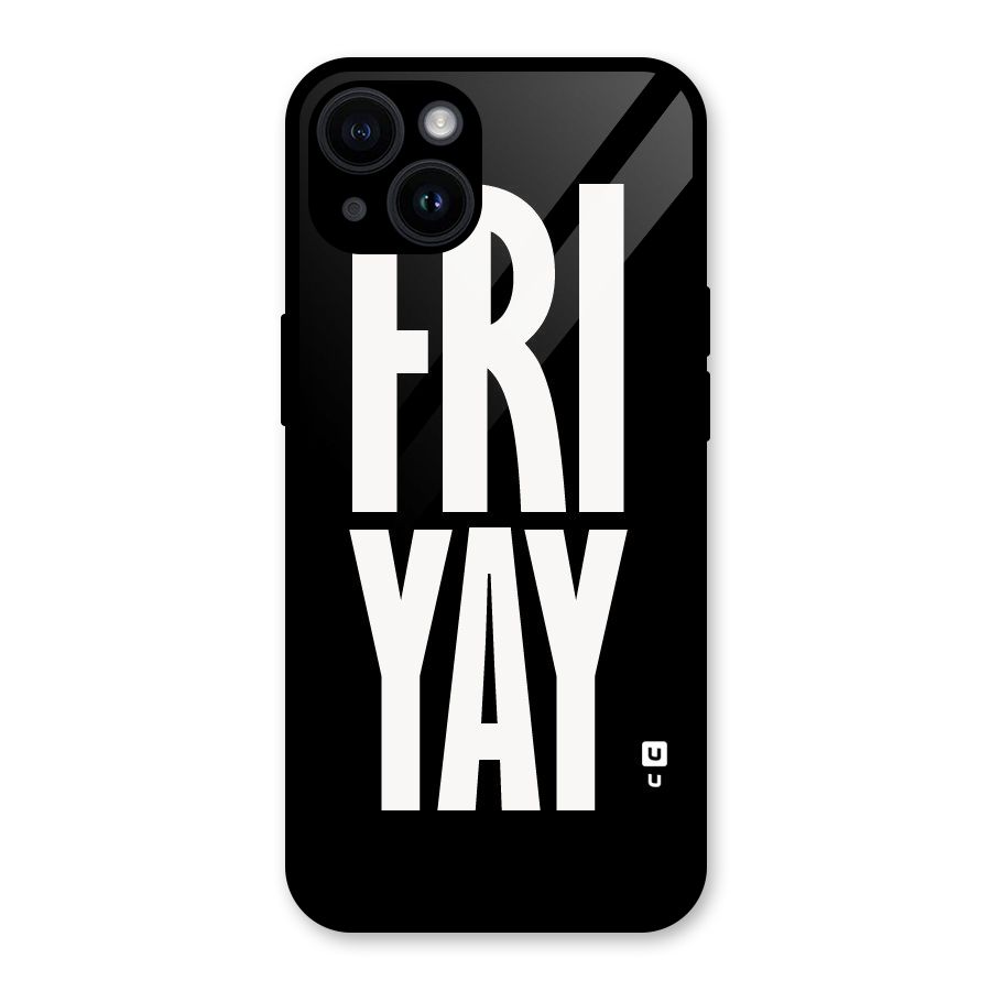 Fri Yay Glass Back Case for iPhone 14