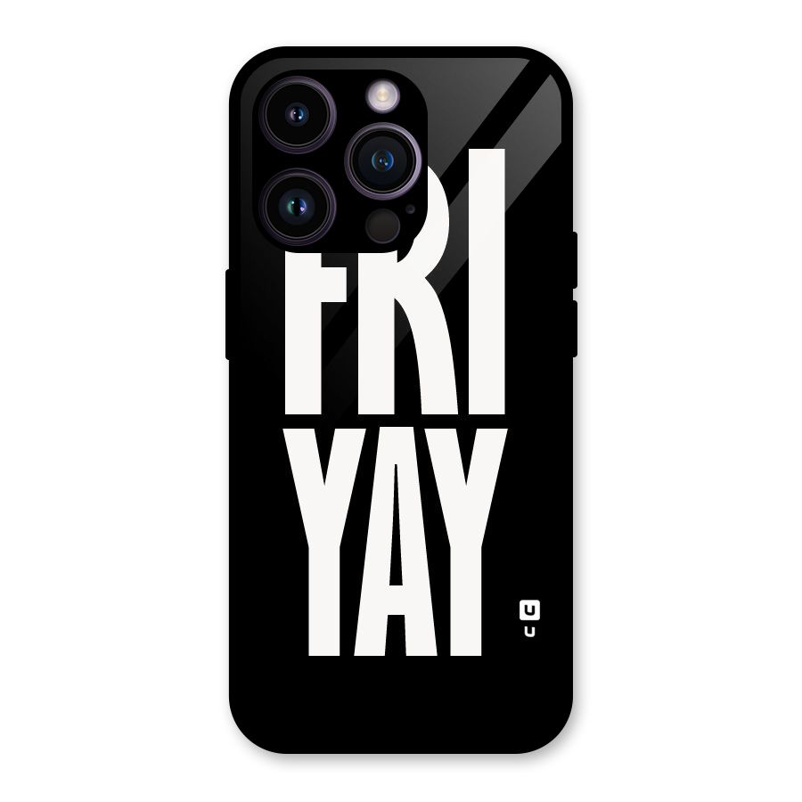 Fri Yay Glass Back Case for iPhone 14 Pro