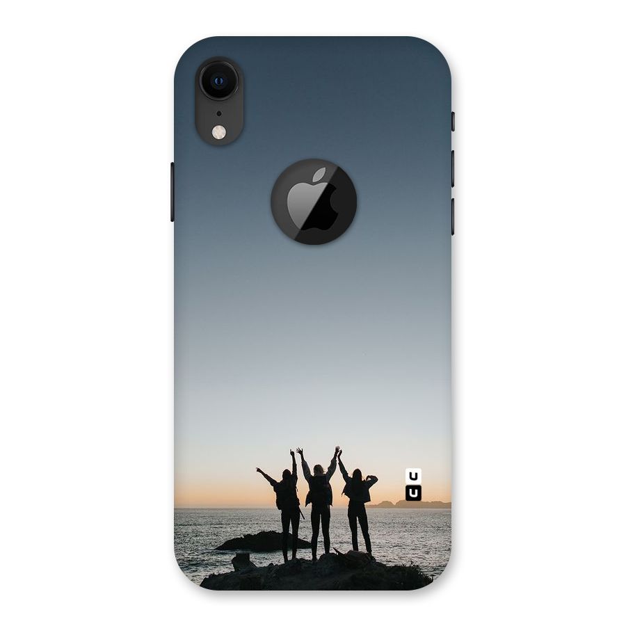 Friendship Back Case for iPhone XR Logo Cut
