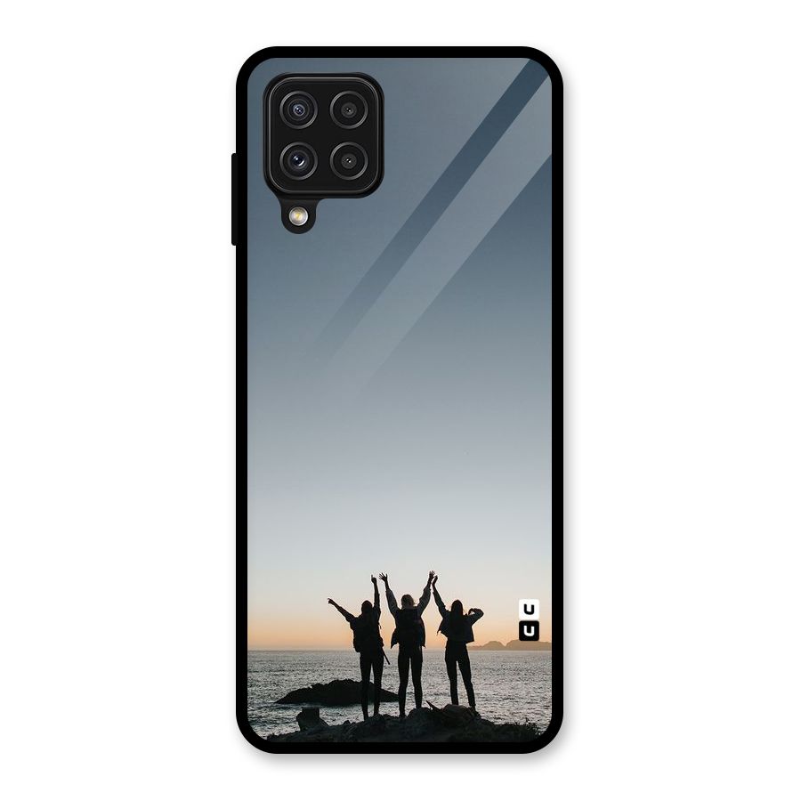 Friendship Glass Back Case for Galaxy A22 4G