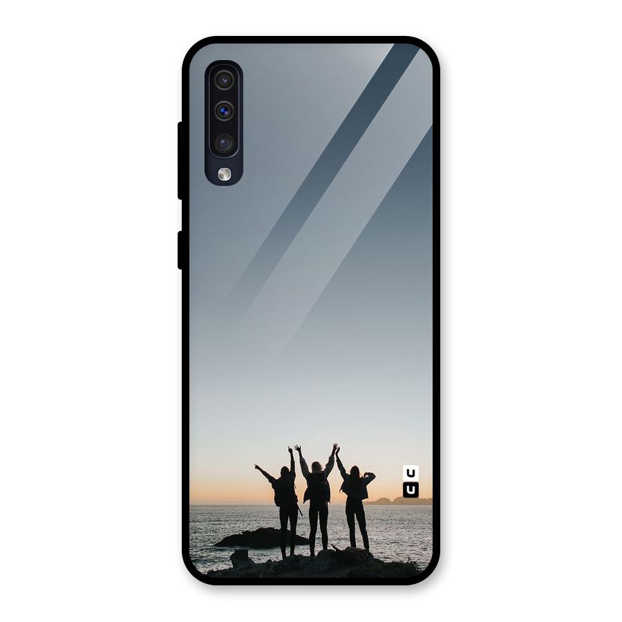 Friendship Glass Back Case for Galaxy A50