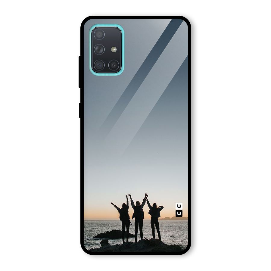Friendship Glass Back Case for Galaxy A71