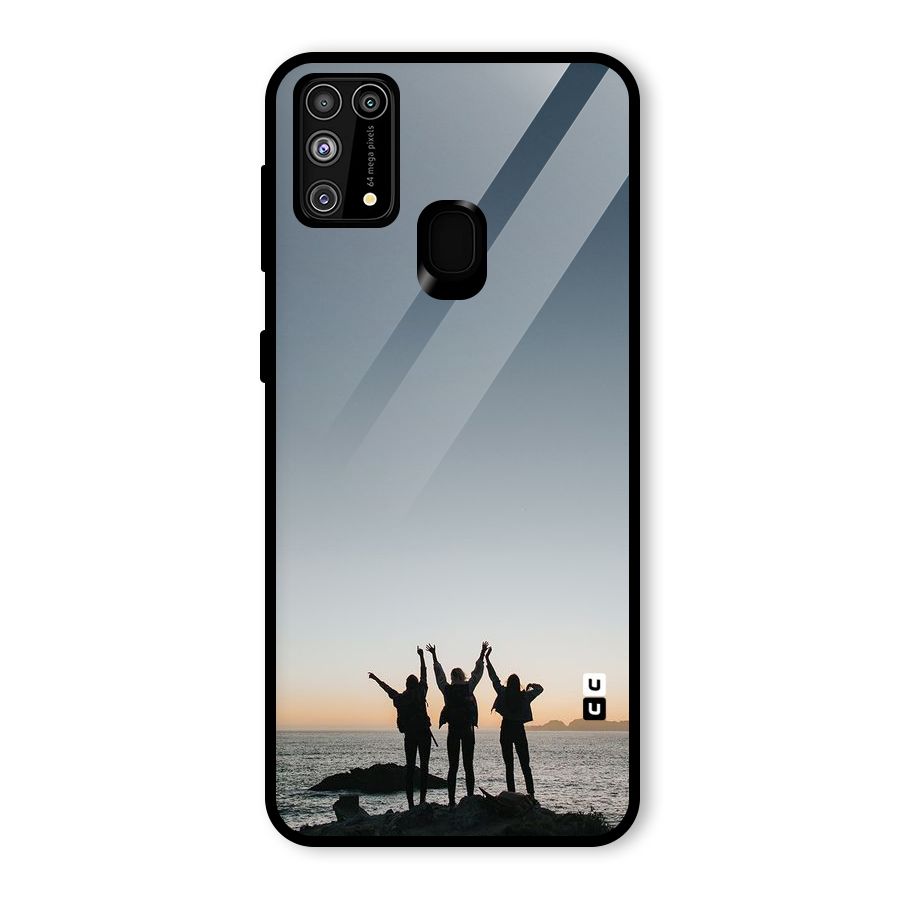 Friendship Glass Back Case for Galaxy F41