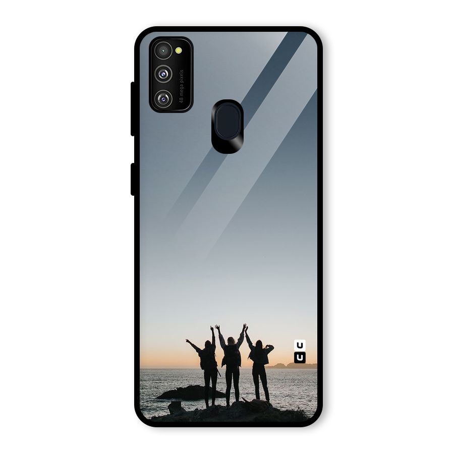 Friendship Glass Back Case for Galaxy M30s
