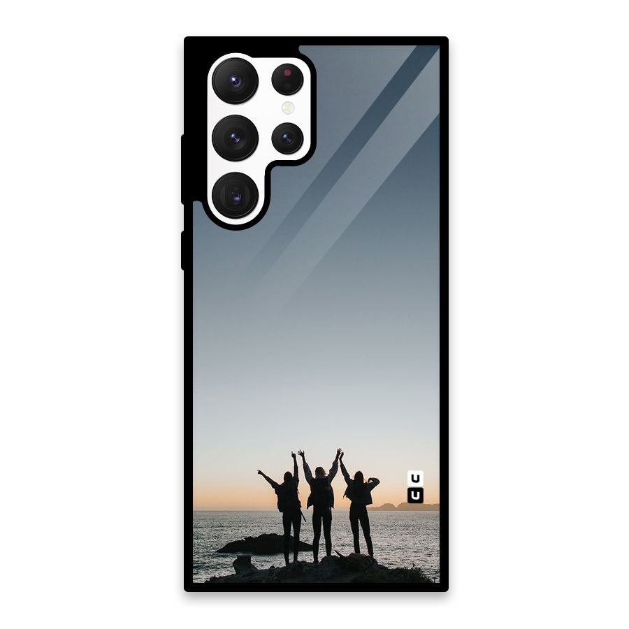 Friendship Glass Back Case for Galaxy S22 Ultra 5G