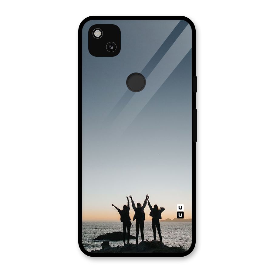 Friendship Glass Back Case for Google Pixel 4a
