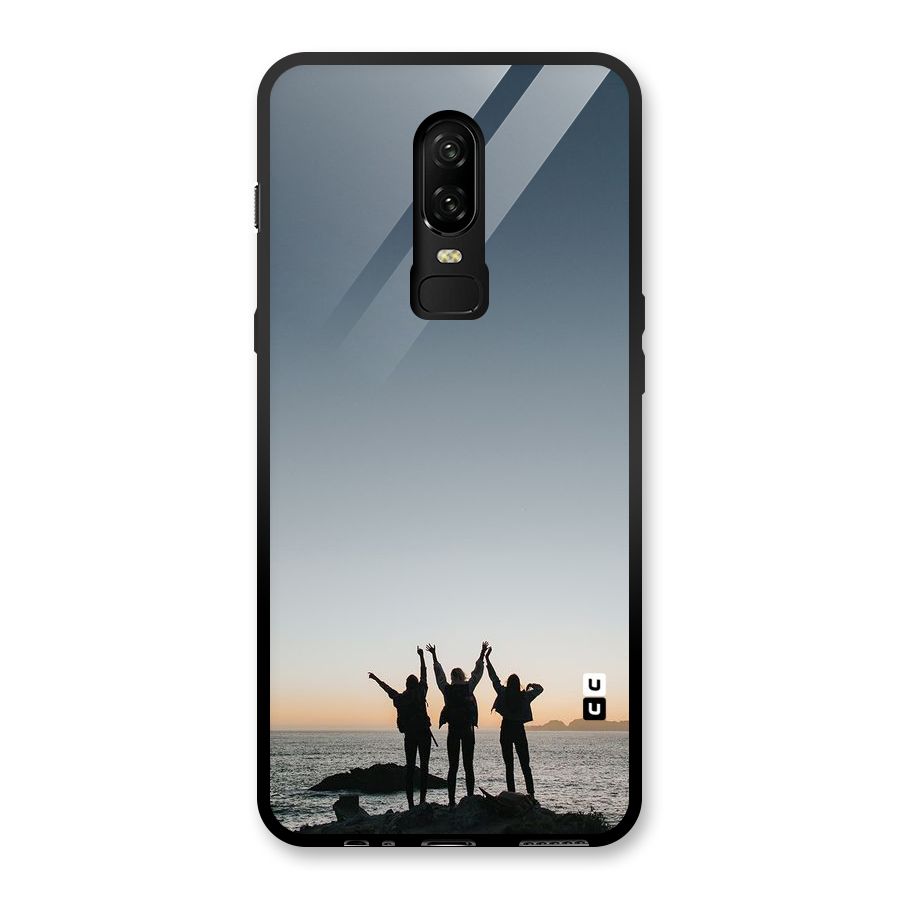 Friendship Glass Back Case for OnePlus 6