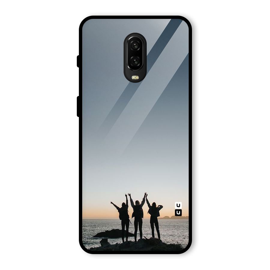 Friendship Glass Back Case for OnePlus 6T