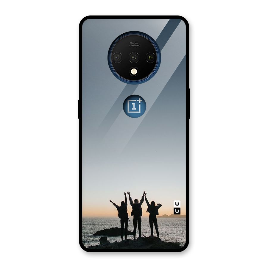 Friendship Glass Back Case for OnePlus 7T
