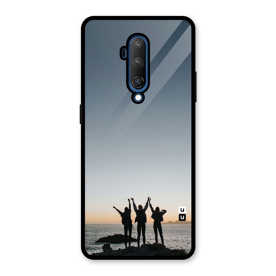 Friendship Glass Back Case for OnePlus 7T Pro