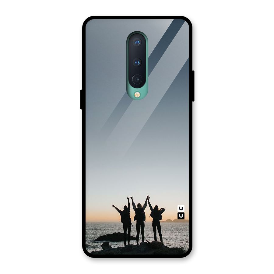 Friendship Glass Back Case for OnePlus 8
