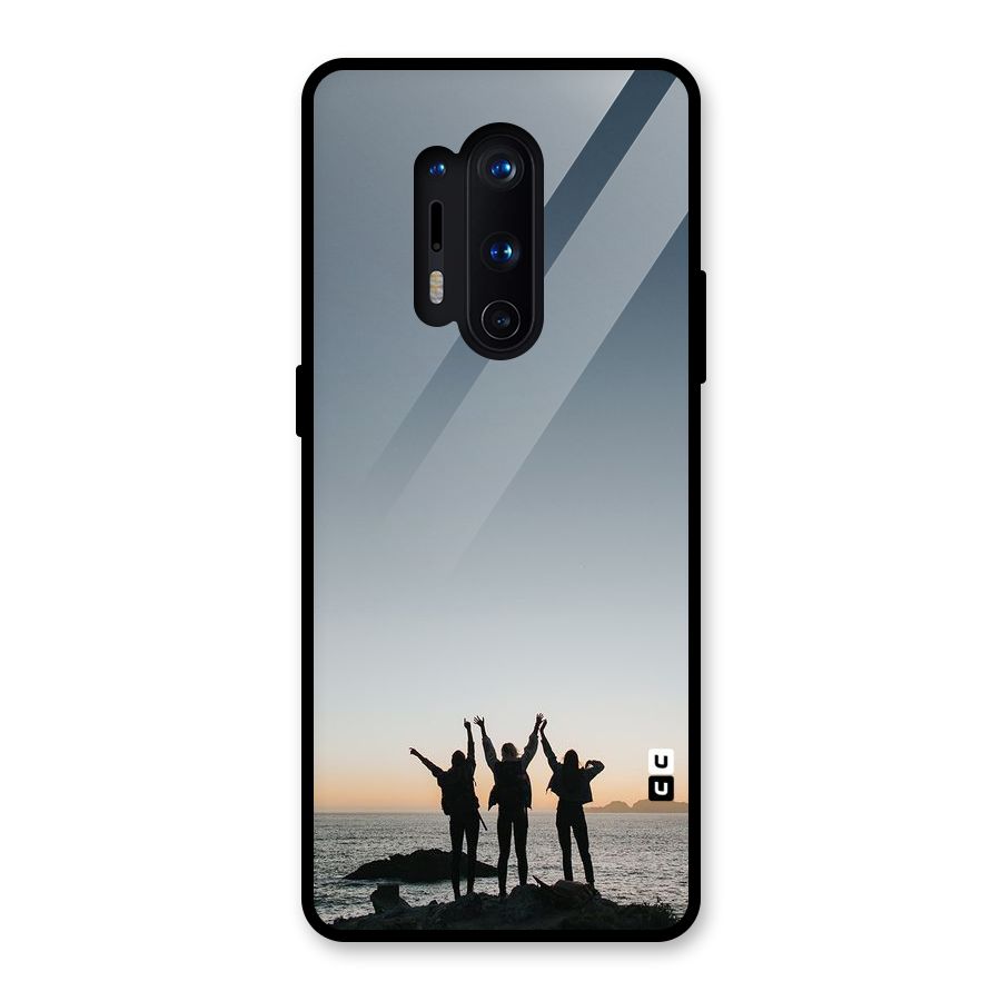 Friendship Glass Back Case for OnePlus 8 Pro