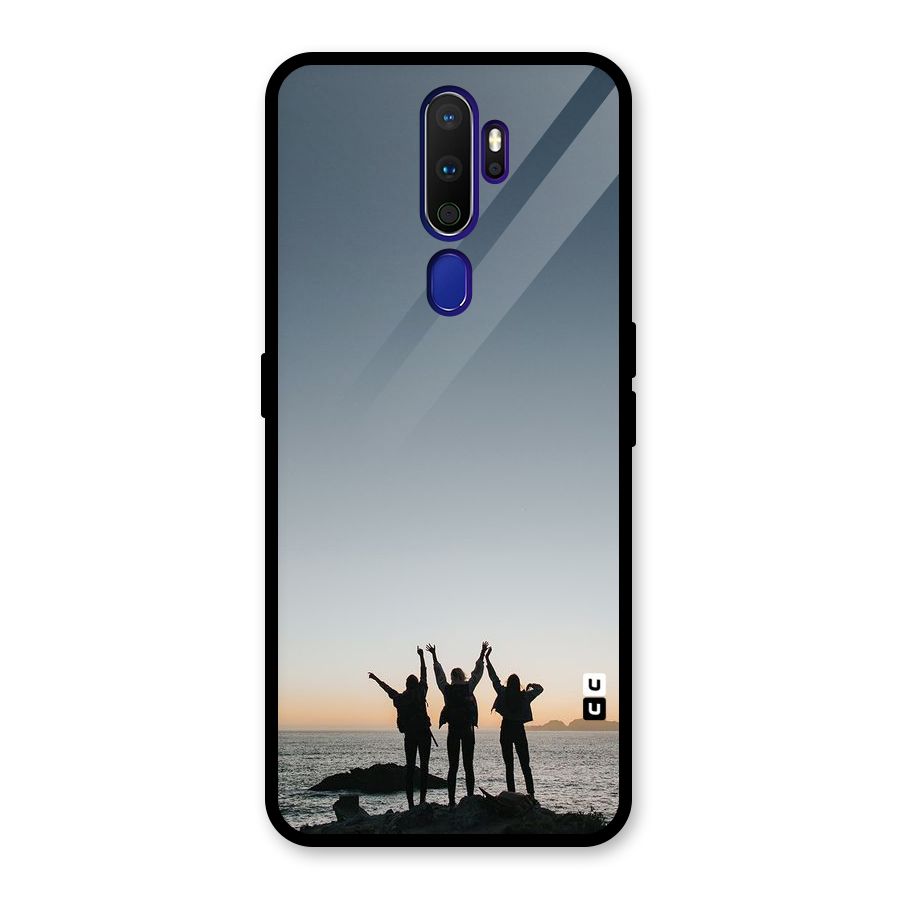 Friendship Glass Back Case for Oppo A9 (2020)