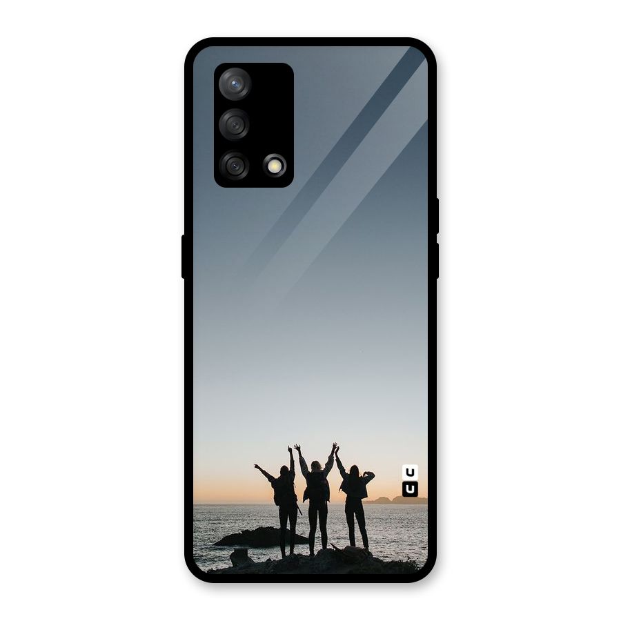 Friendship Glass Back Case for Oppo F19
