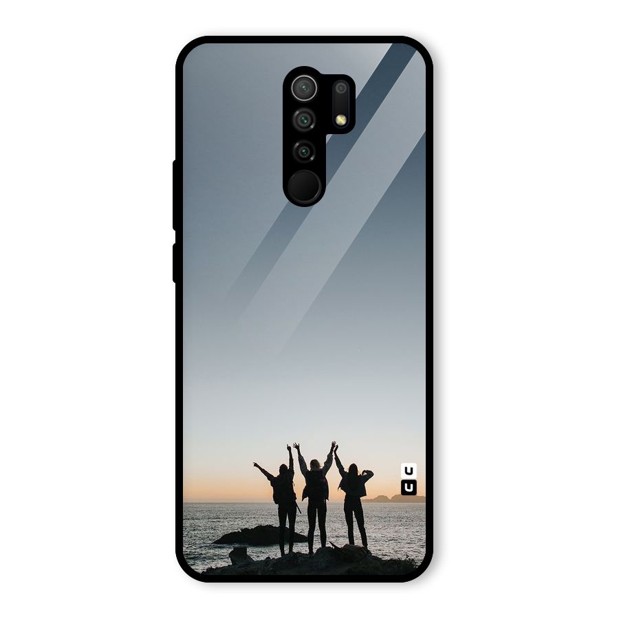 Friendship Glass Back Case for Poco M2