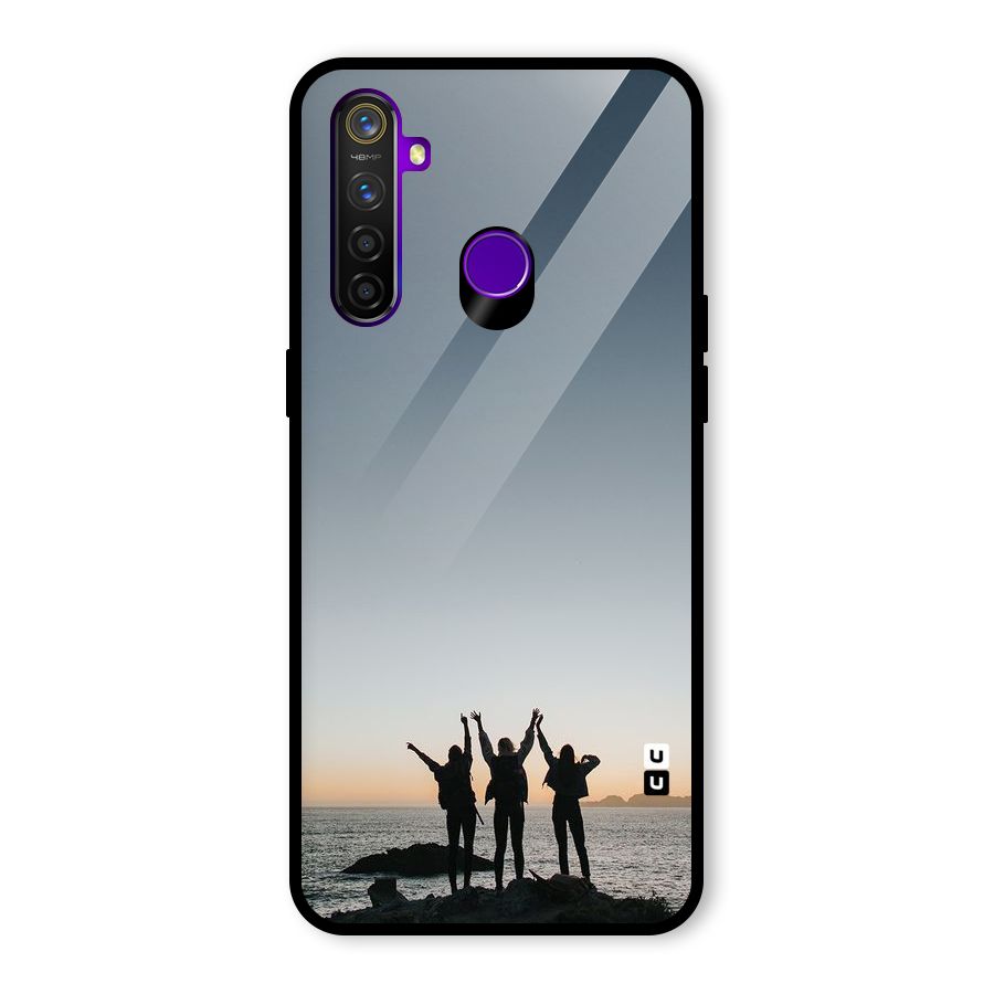 Friendship Glass Back Case for Realme 5 Pro