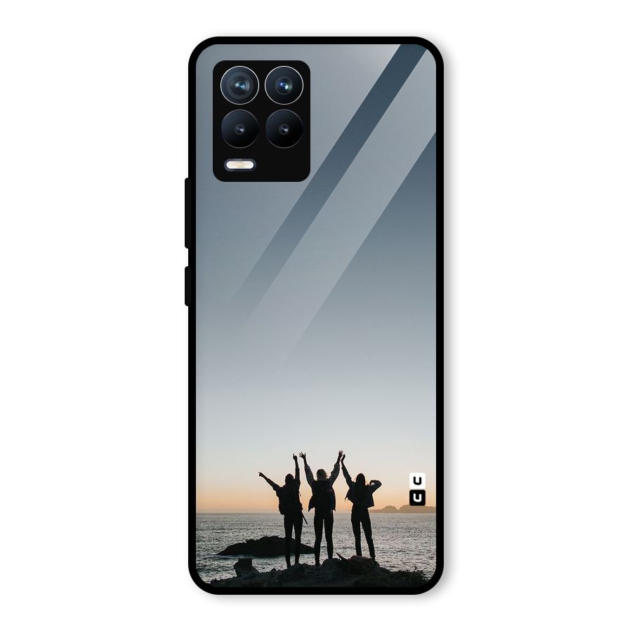 Friendship Glass Back Case for Realme 8