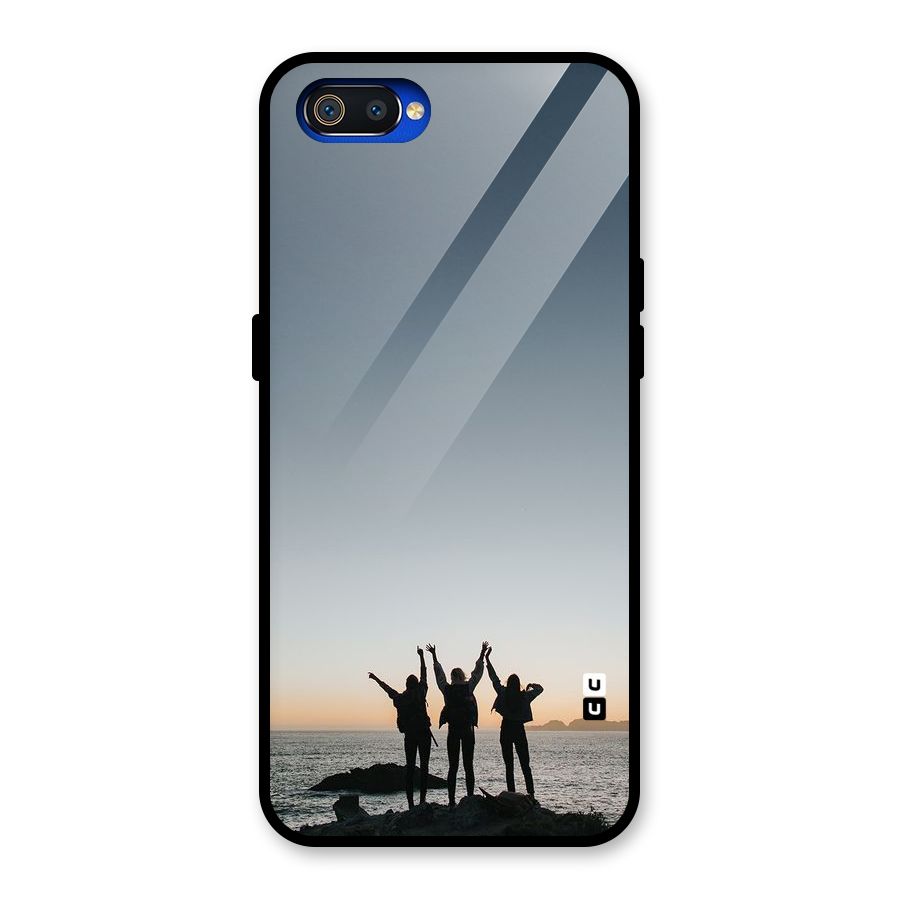 Friendship Glass Back Case for Realme C2