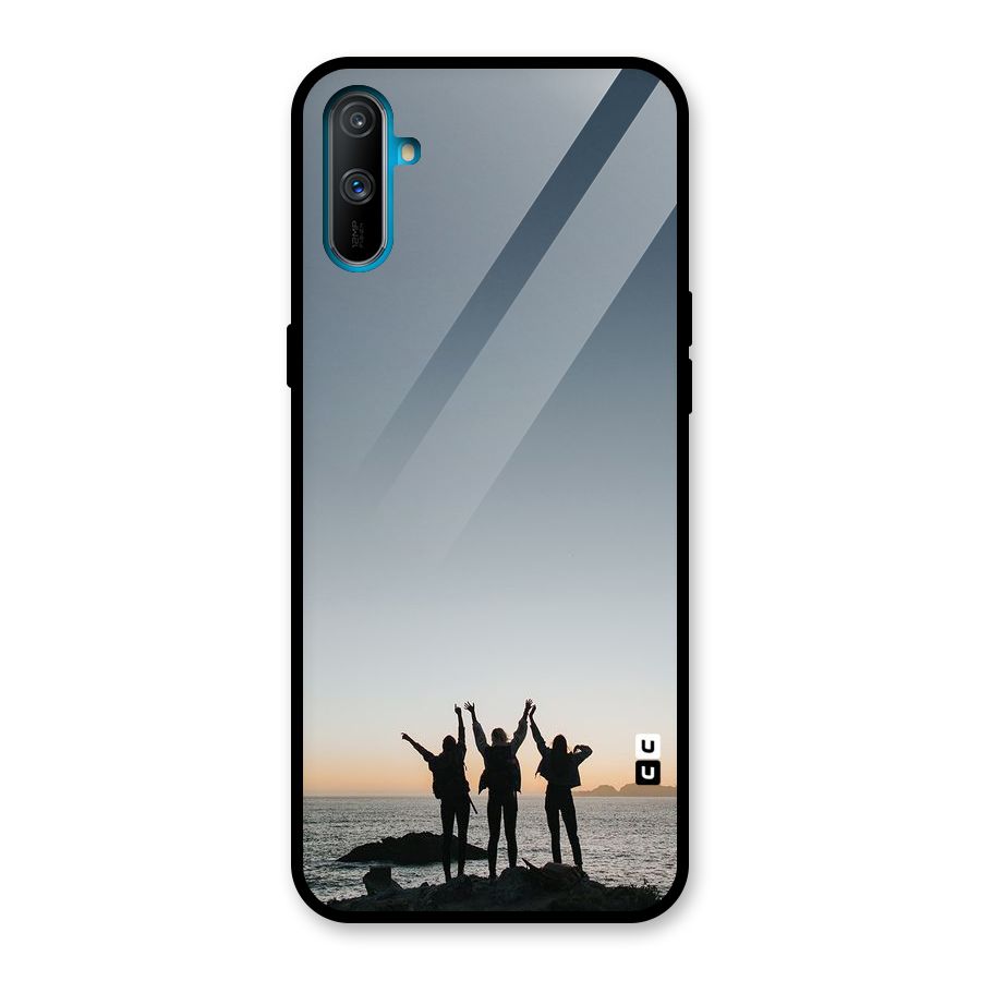 Friendship Glass Back Case for Realme C3