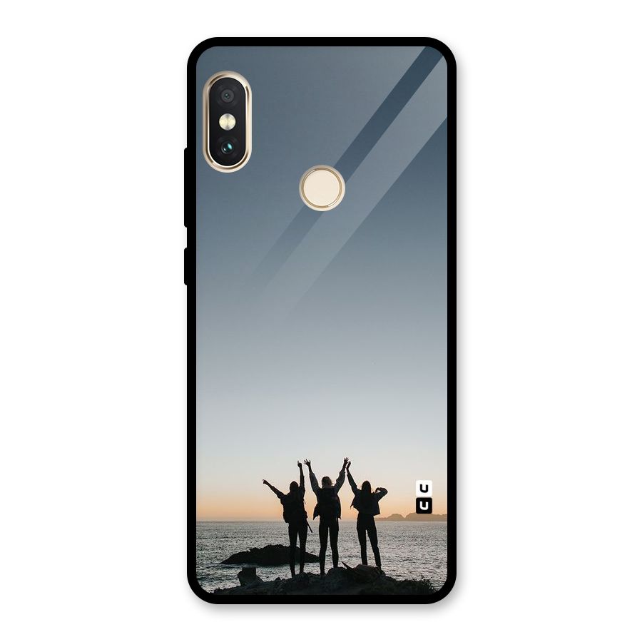 Friendship Glass Back Case for Redmi Note 5 Pro