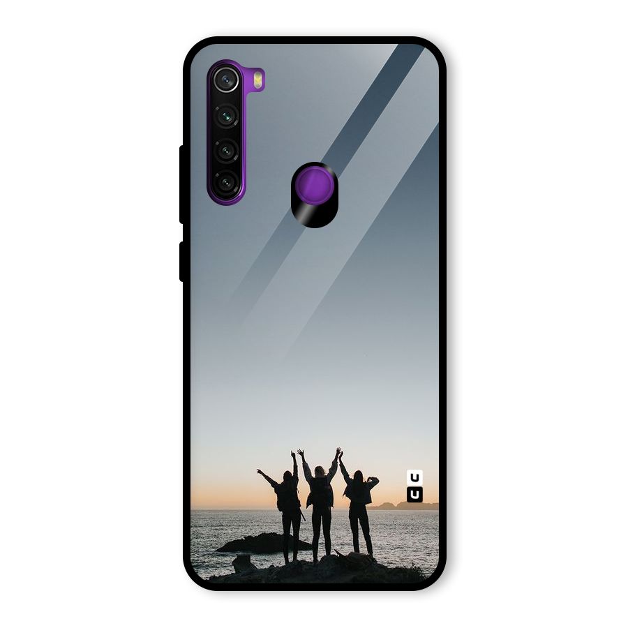 Friendship Glass Back Case for Redmi Note 8