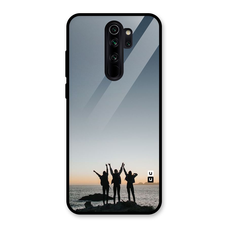 Friendship Glass Back Case for Redmi Note 8 Pro