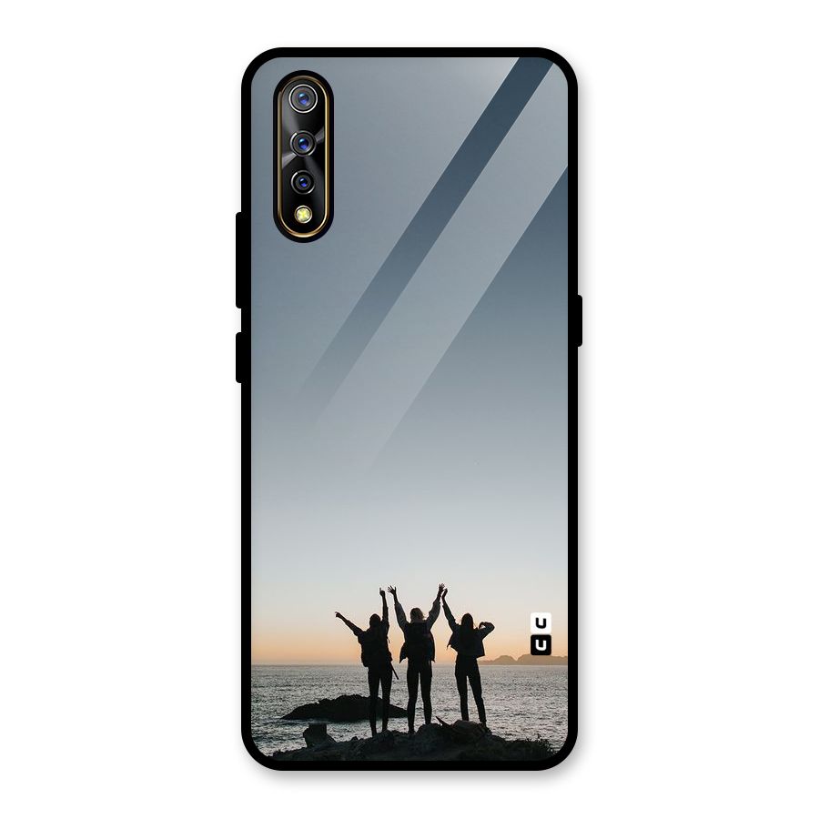 Friendship Glass Back Case for Vivo S1