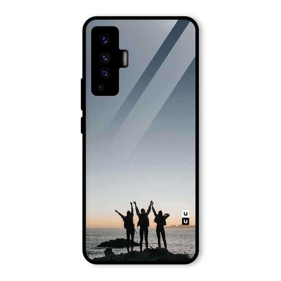 Friendship Glass Back Case for Vivo X50
