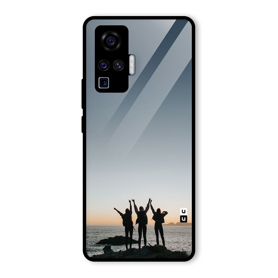 Friendship Glass Back Case for Vivo X50 Pro