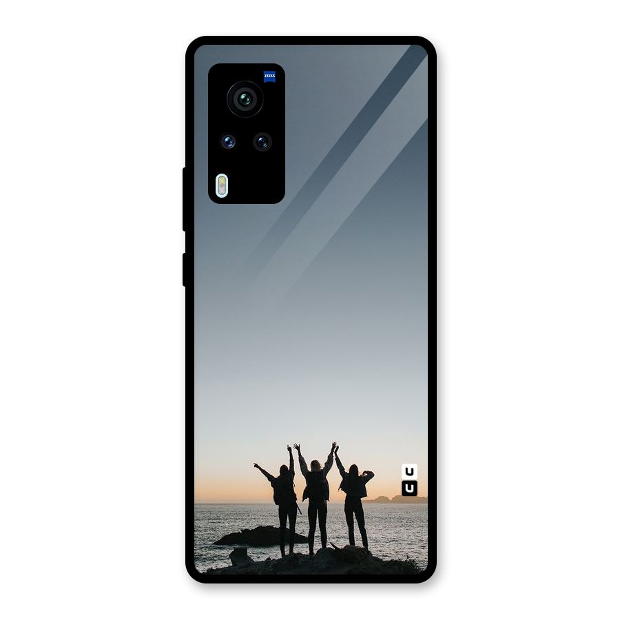 Friendship Glass Back Case for Vivo X60 Pro