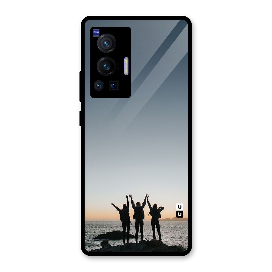 Friendship Glass Back Case for Vivo X70 Pro