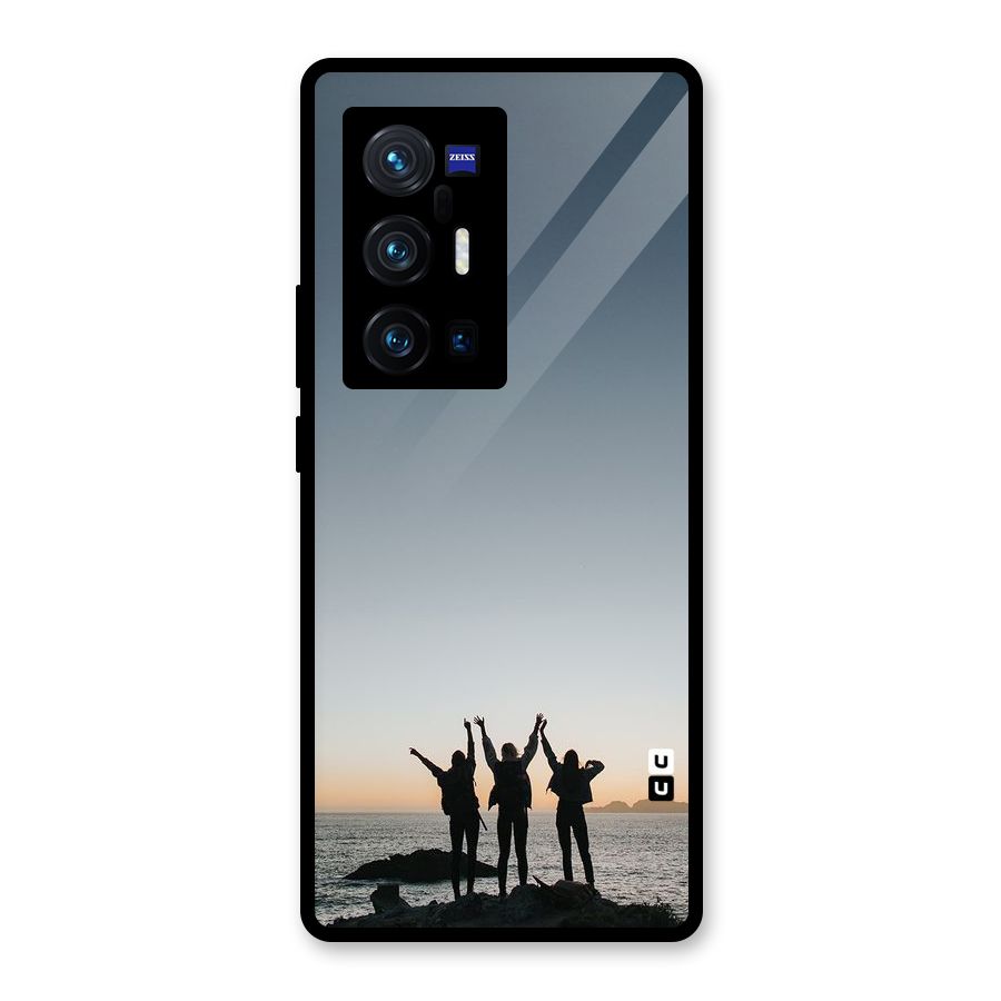 Friendship Glass Back Case for Vivo X70 Pro Plus