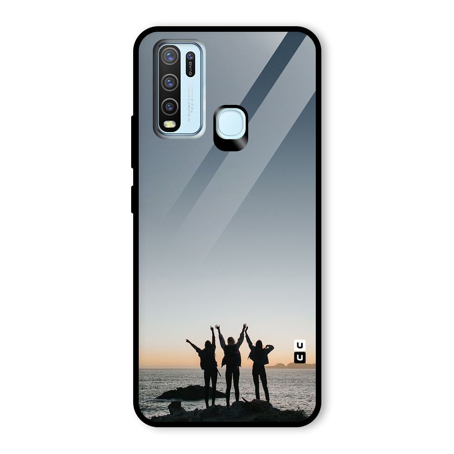 Friendship Glass Back Case for Vivo Y50
