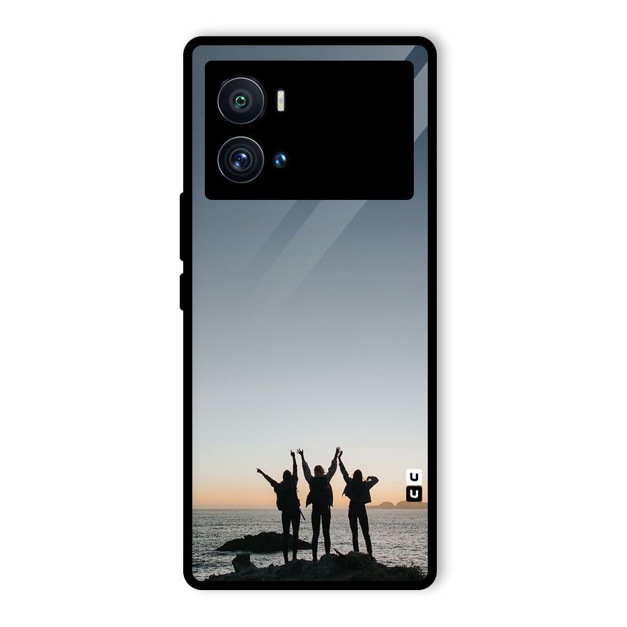 Friendship Glass Back Case for Vivo iQOO 9 Pro