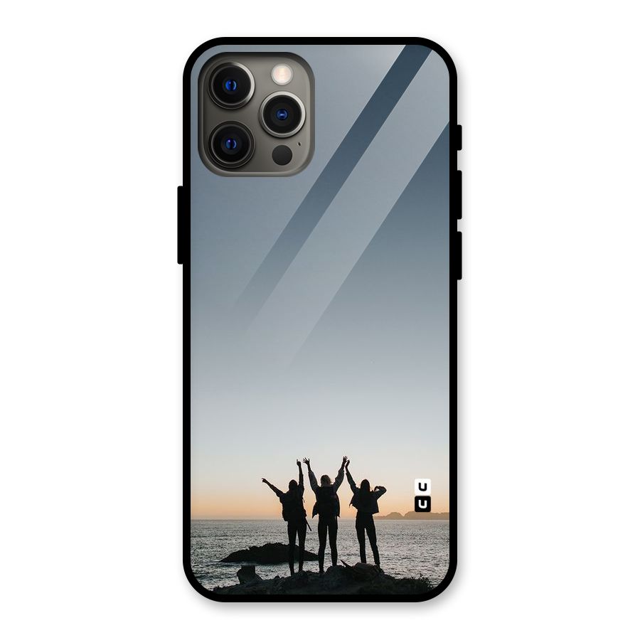 Friendship Glass Back Case for iPhone 12 Pro Max