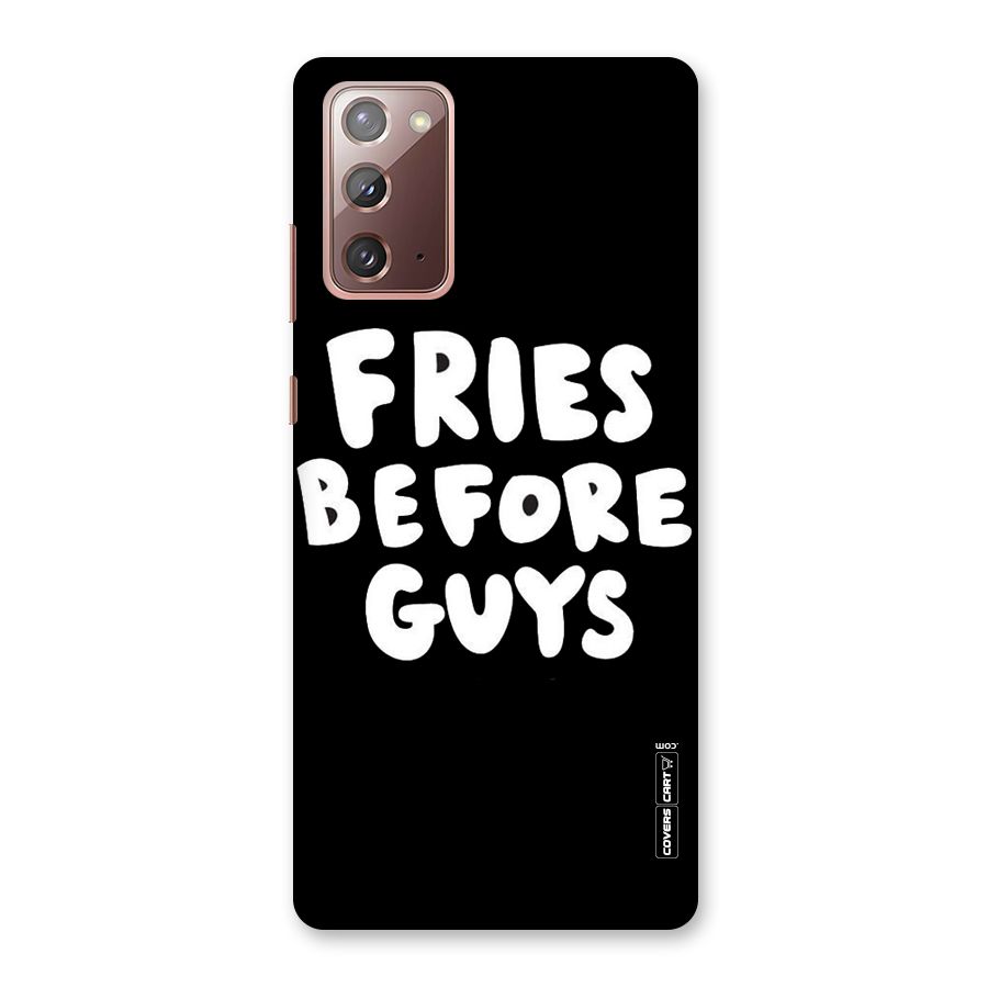 Fries Always Back Case for Galaxy Note 20